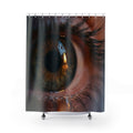 Shower Curtains - Amber Iris Reflection Fine Art Print |...