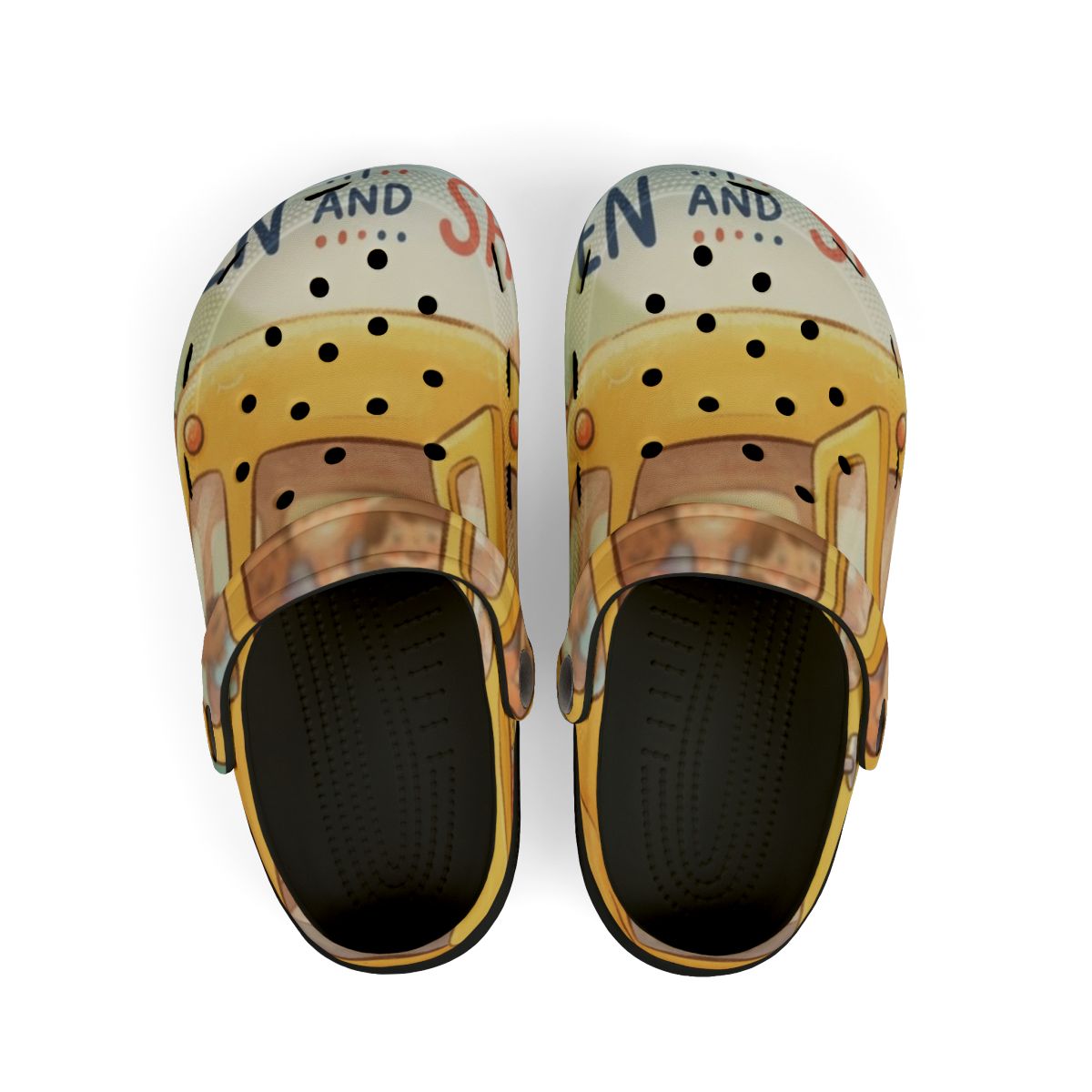 Kid's EVA Foam Clogs - School Bus Steps | Echovira Gallery