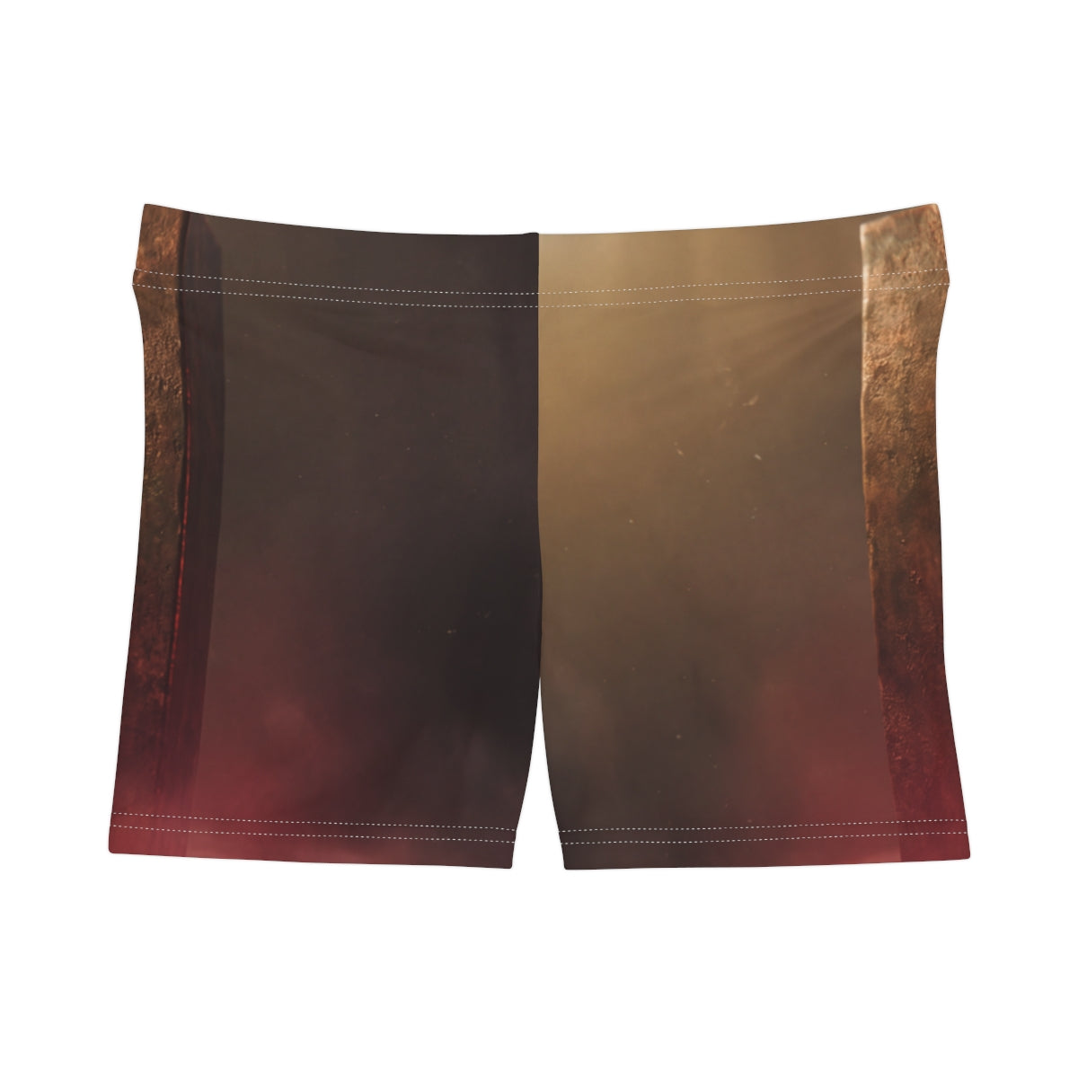 Women's Shorts - Cosmic Monolith Casual | Echovira Gallery