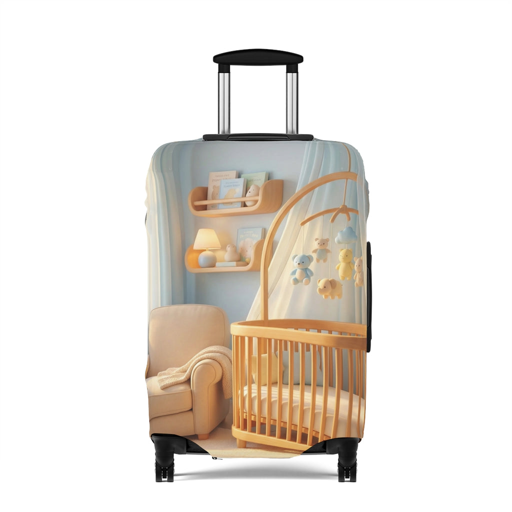 Cozy Aesthetic Luggage Cover - Safe Travels
