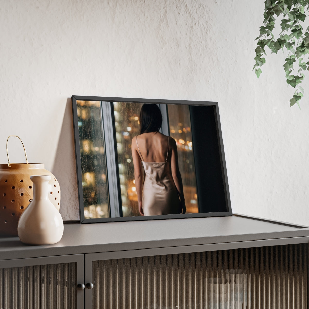 Framed Poster - Cinematic Window View