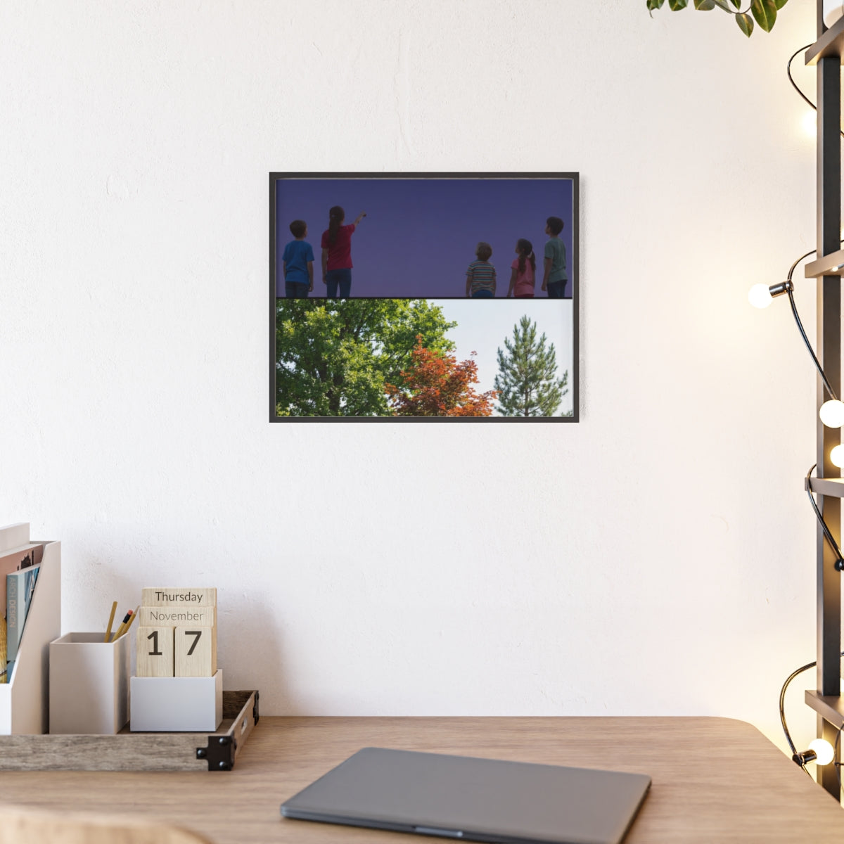 Posters with Wooden Frame - Woodland Explorer