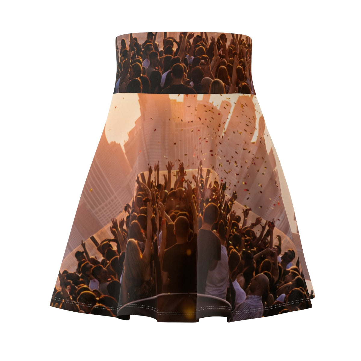 Women's Skater Skirt - City Lights Festival | Echovira...