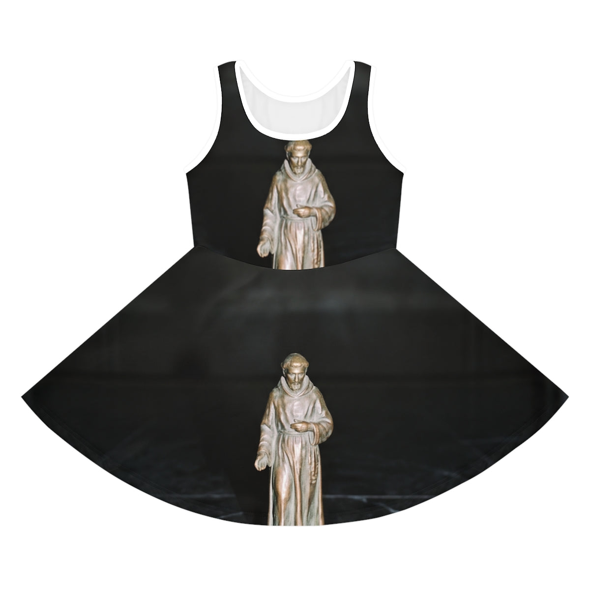 Girls' Sleeveless Sundress Statuary Art