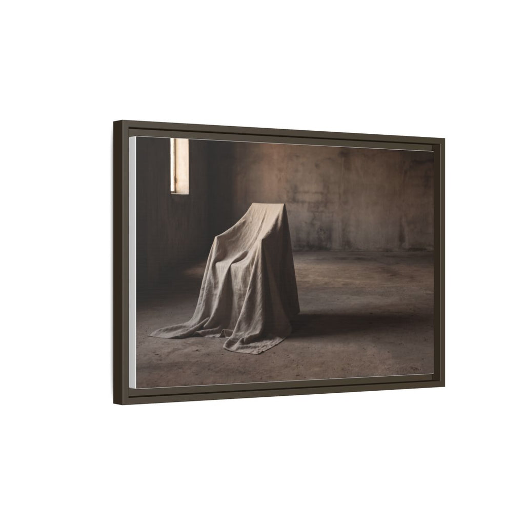 Matte Canvas, Framed - Wabi-Sabi Room — Espresso / 1.25"