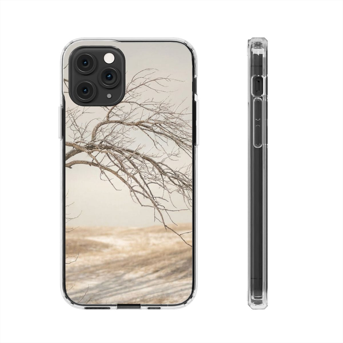 Clear Impact-Resistant Cases - Clear Phone Case - Winter...