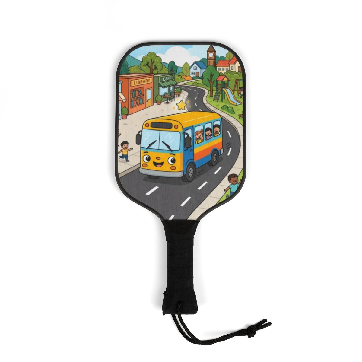 Pickleball Kit - Happy Town Bus | Echovira Gallery