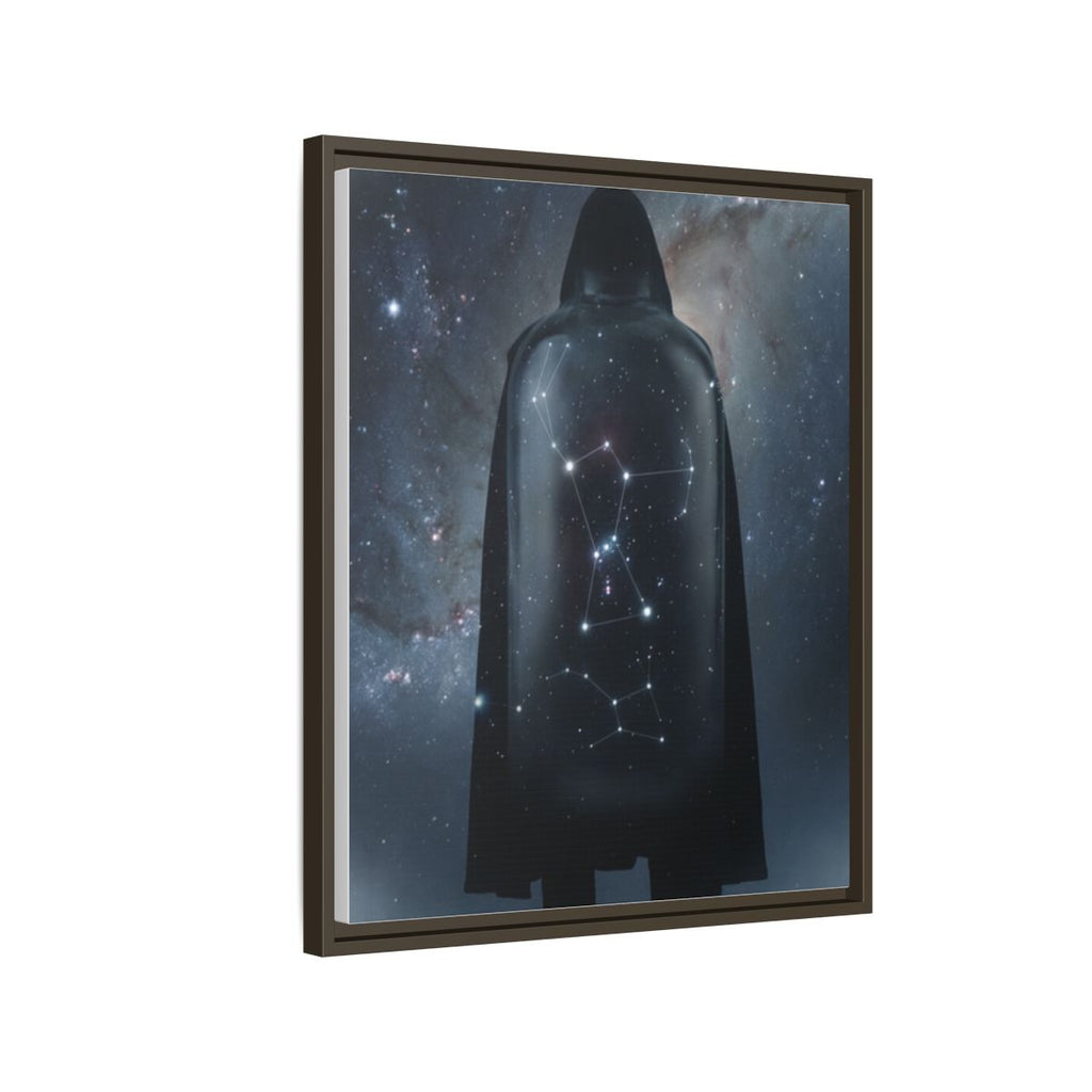 Framed Matte Canvas - Cosmic Sentinel — Espresso / 1.25" (8×10, 9×12, 11×14, 12×16, 10×20, 12×18, 16×20, 16×24, 18×24, 12×36, 20×24, 16×32, 20×30, 24×30, 24×32, 16×48, 24×36, 24×48, 30×40, 20×60, 32×48, 30×60 & 40×60)