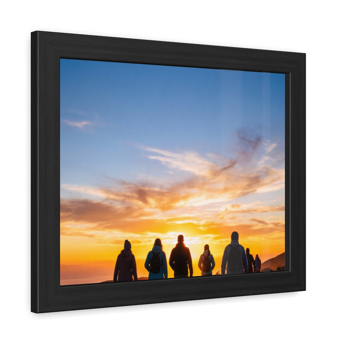 Framed Poster - Sunset Silhouette