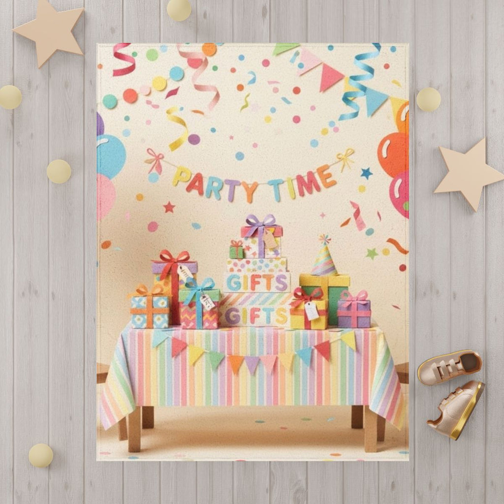 Toddler Blanket - Party Snuggle Cover | Echovira Gallery