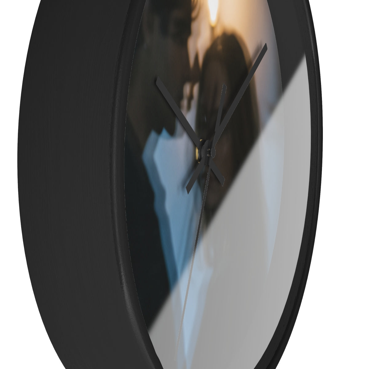 Midnight Shadow Wall Clock - Cinematic Timepiece Accent |...