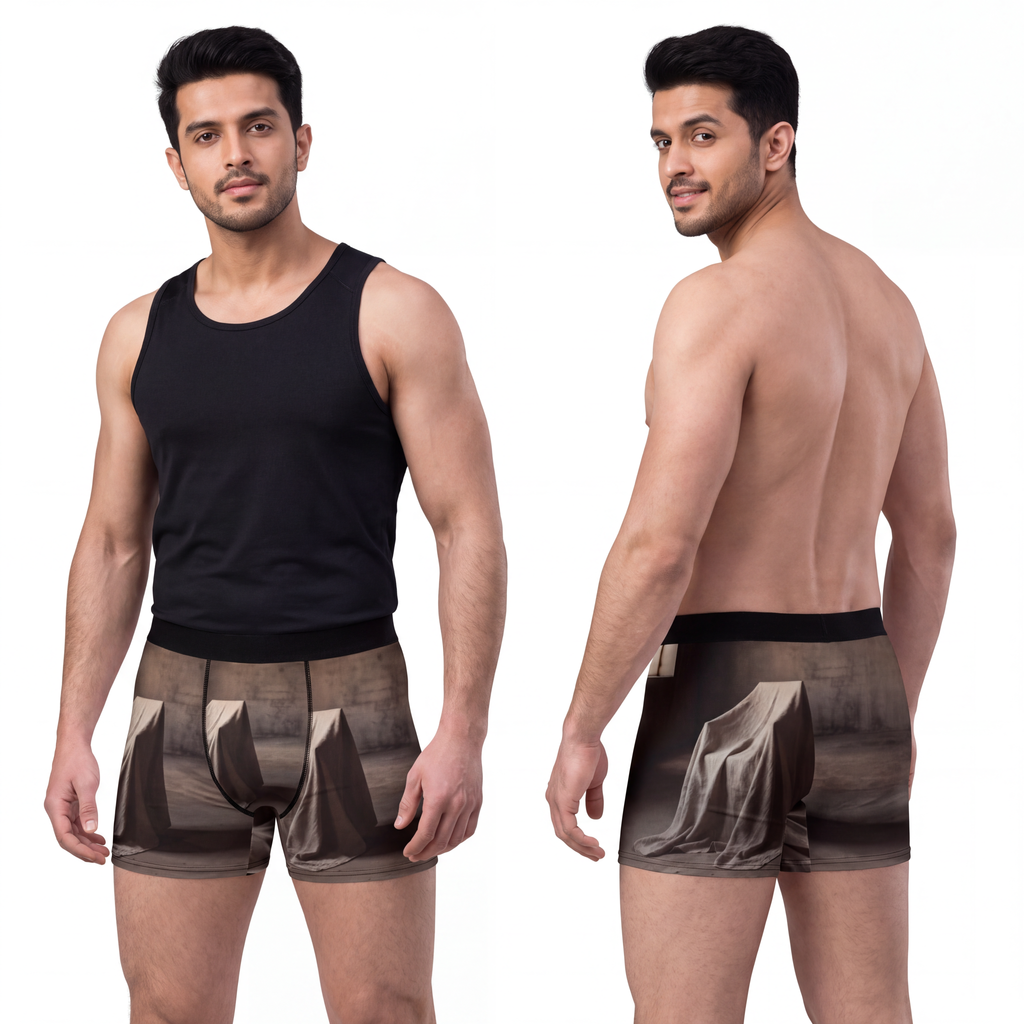 Men's Boxer Briefs - Draped Silence Still Life Art... |...