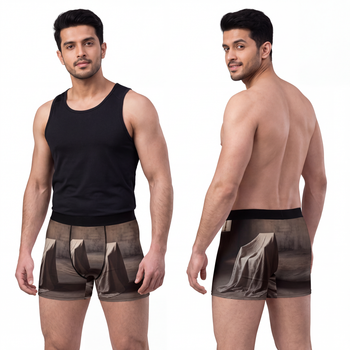 Men's Boxer Briefs - Draped Silence Still Life Art... |...