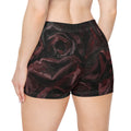 Crimson Abstract Women's Shorts
