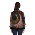 Women's Bomber Jacket - Amber Iris Reflection Fine Art Print...