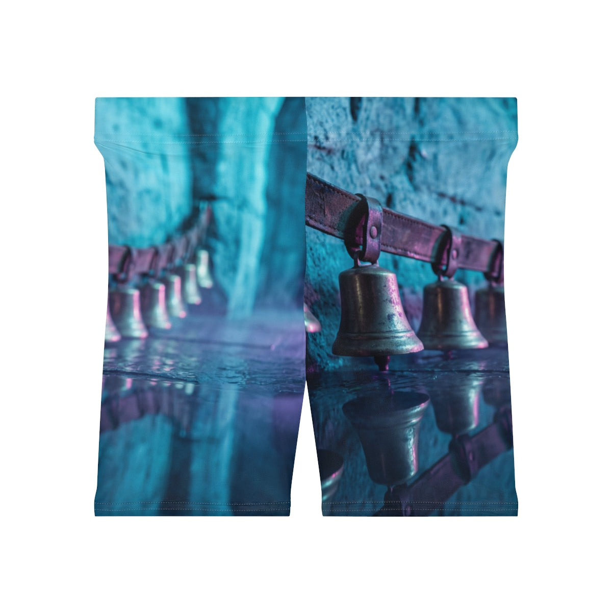 Women's Biker Shorts - Threshold Bells | Echovira Gallery