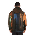 Men's Fashion Hoodie - Nocturnal Alleyway Misty Street Art |...