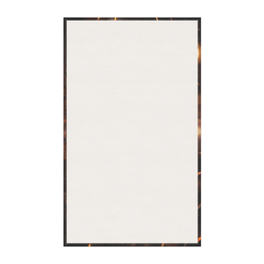 Tea Towels - Shattered Glass Warm Amber Cinema Art |...