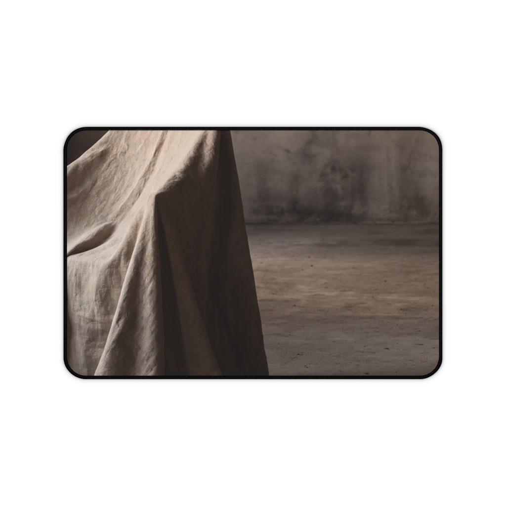 Desk Mat - Draped Silence Still Life Art - Shadowed... |...