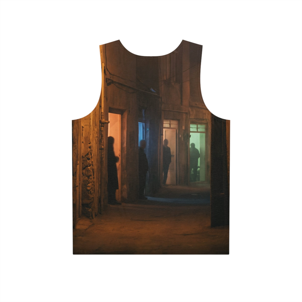 Men's Tank - Shadowed Alleyway Mystery Art Print | Echovira...