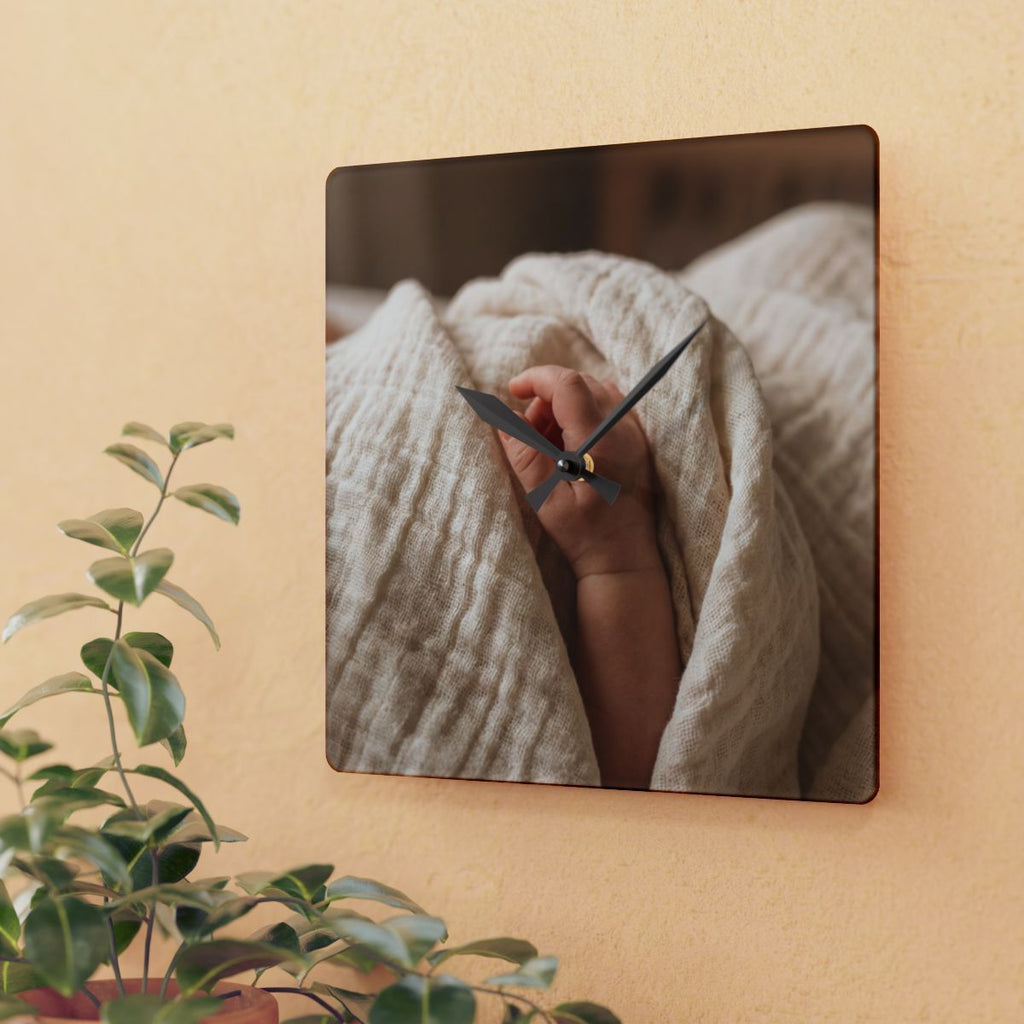Acrylic Wall Clock - Peaceful Moments
