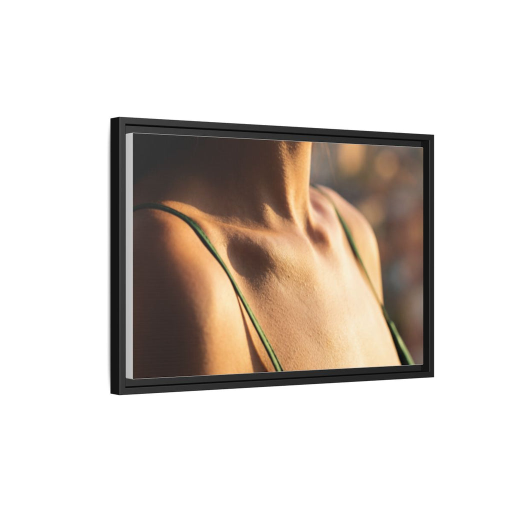 Matte Canvas Framed - Golden Hour Portrait — Black / 1.25"