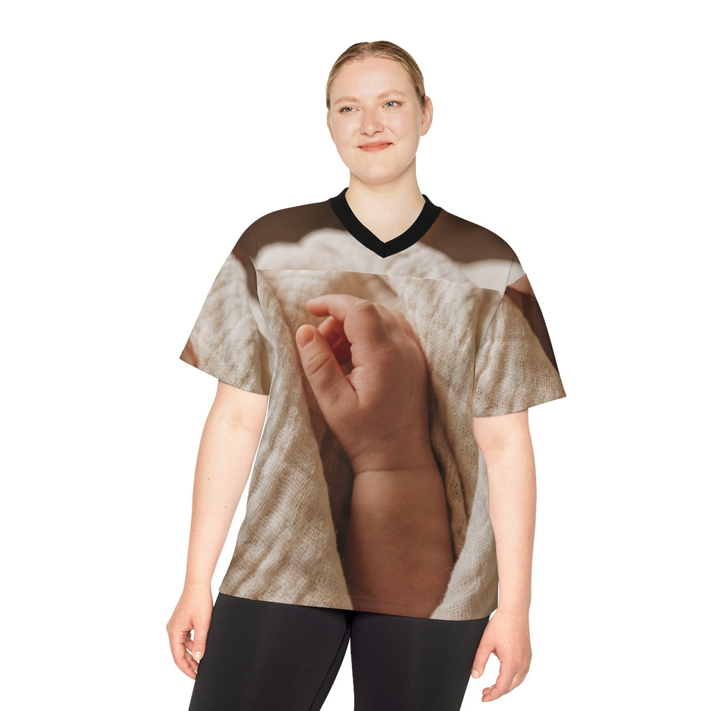 Football Jersey - Soft Neutral Vibe