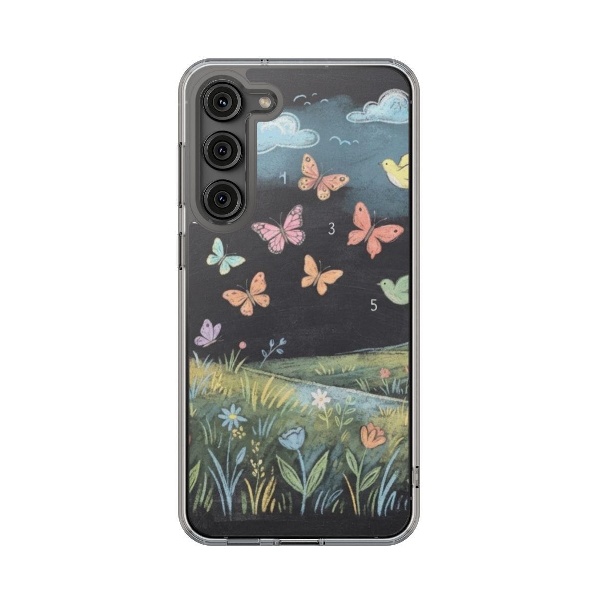 Clear Impact-Resistant Cases - Clear Phone Case - Meadow......