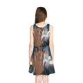 Girls' Sundress Rainy City Window Art