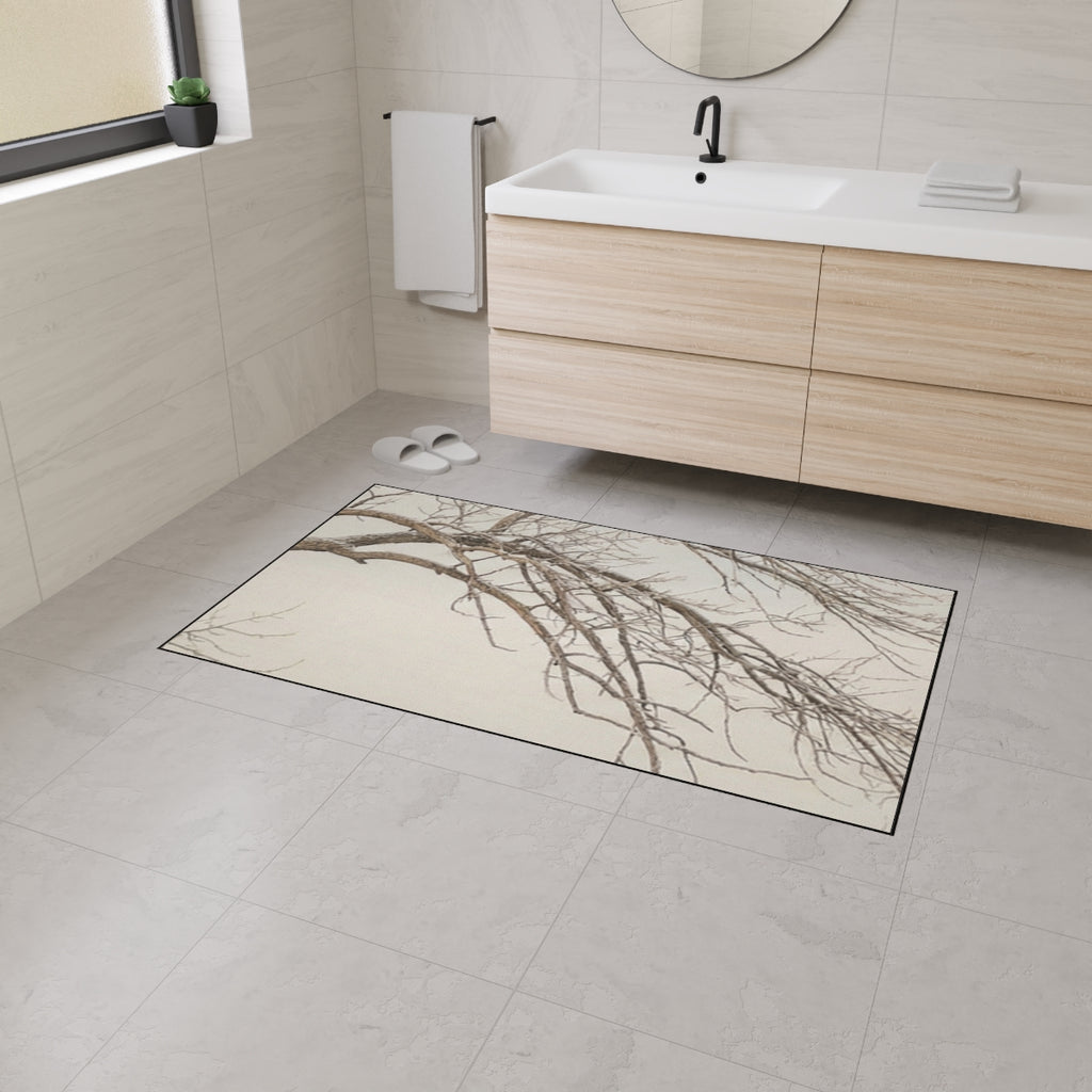 Heavy Duty Floor Mat - Winter Tree