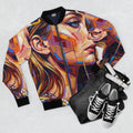 Men's Bomber Jacket - Shattered Elegance | Echovira Gallery