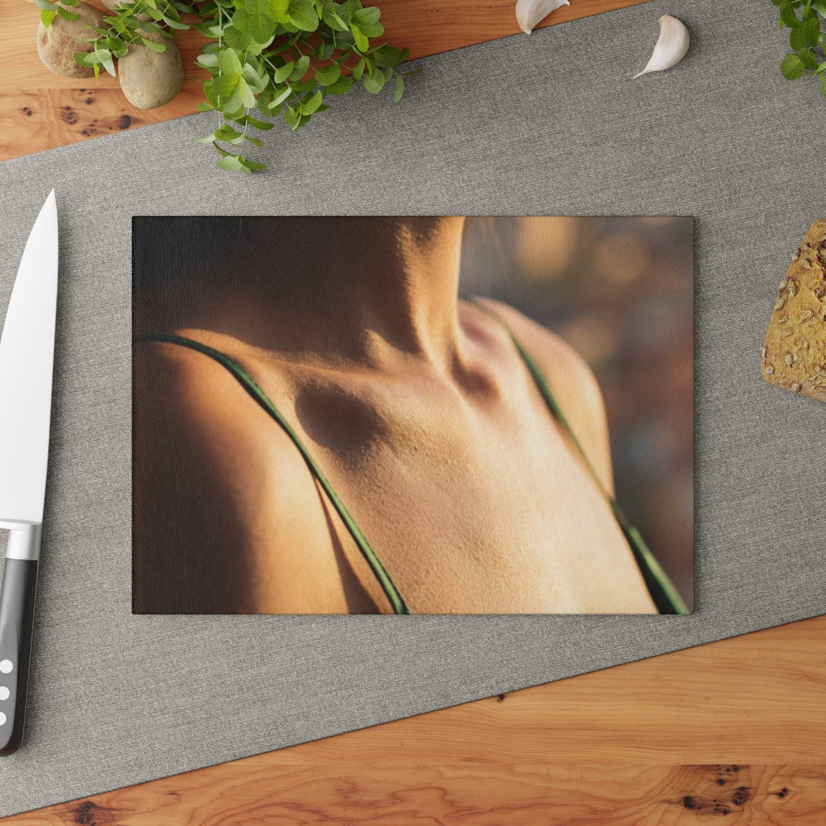 Glass Cutting Board - Cinematic Prep Station