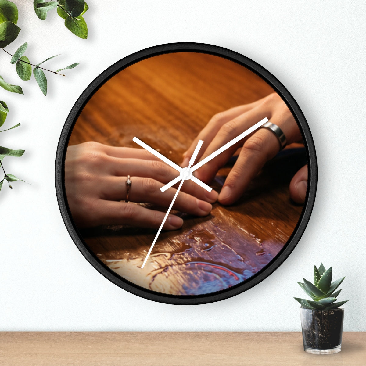 Wall Clock - Midnight Rendezvous | Echovira Gallery