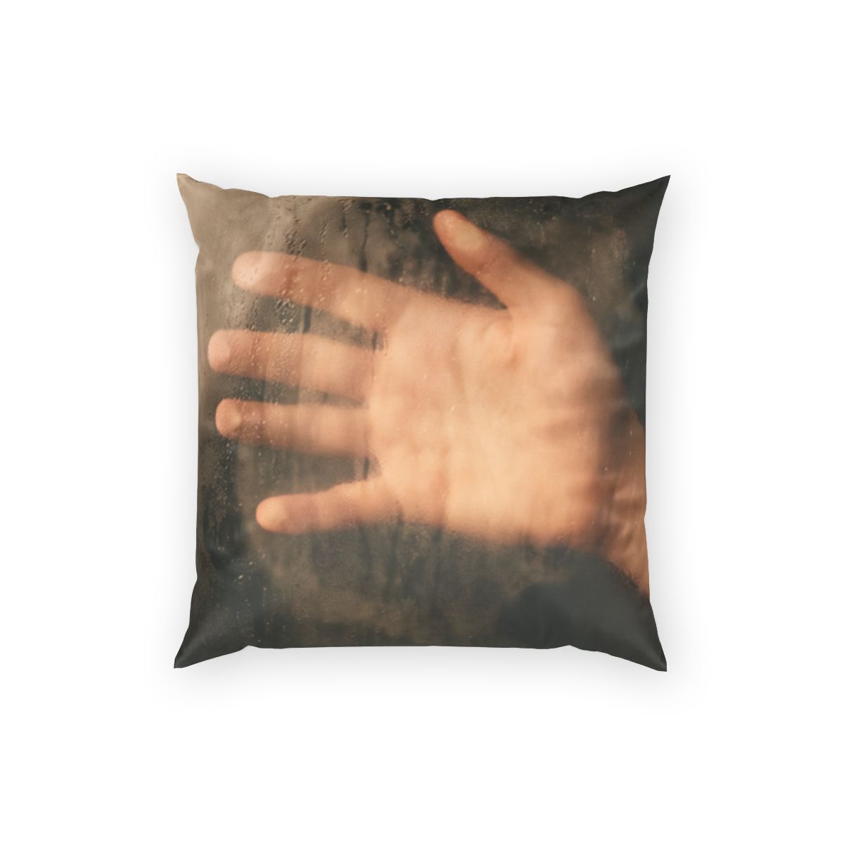 Poly Velvet Pillow - Misty Glass Luxury | Echovira Gallery
