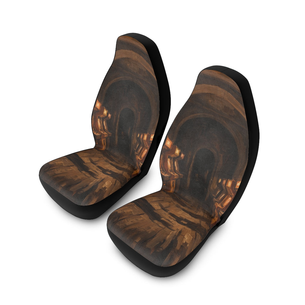 Arcade Hallway Art Polyester Car Seat Covers