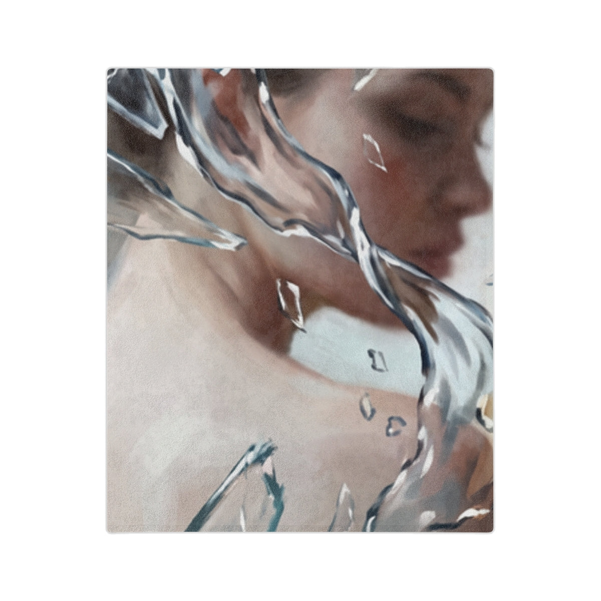 Velveteen Blanket - Shattered Reflection | Echovira Gallery