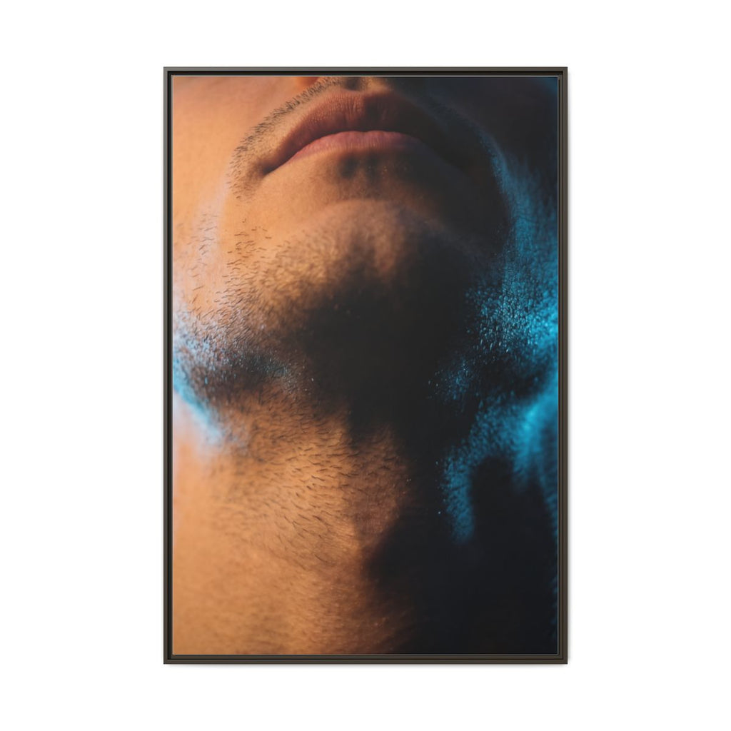 Framed Matte Canvas - Neon Noir