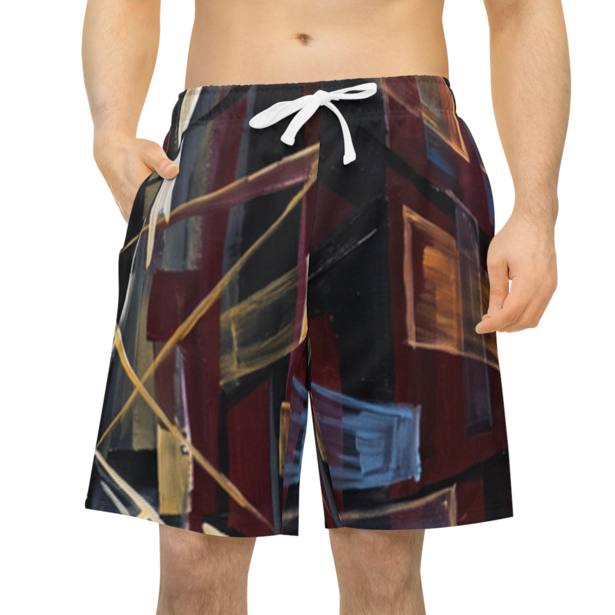 Men's Athletic Long Shorts - Urban Perspective | Echovira...