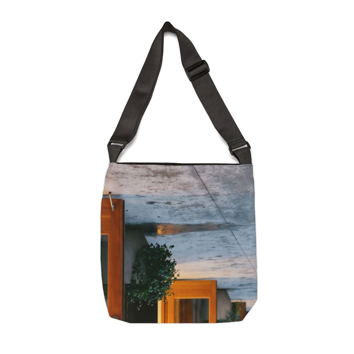 Adjustable Tote Bag - Twilight Walkway | Echovira Gallery