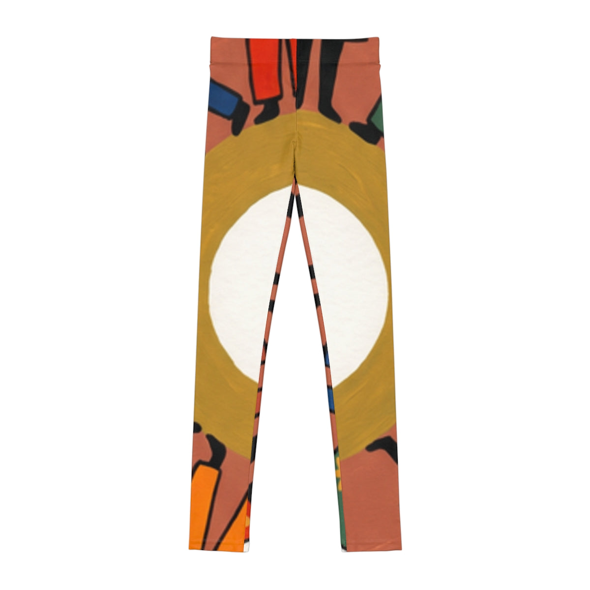 Youth Leggings - Unity Mandala Folk Art | Echovira Gallery
