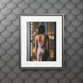 Fine Art Print - Shimmering Rainy City — Portrait (11×14 &...
