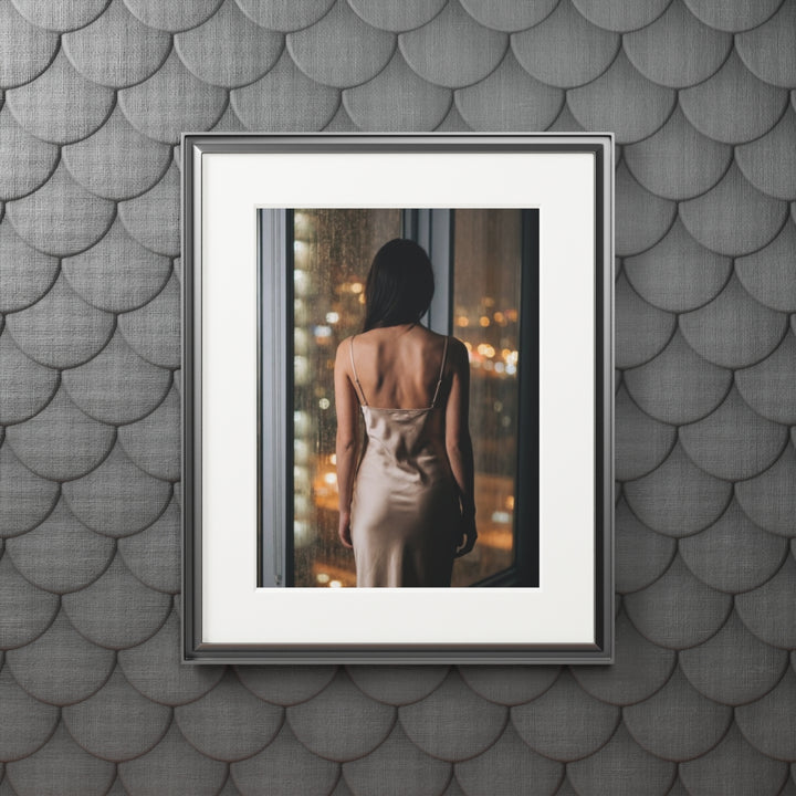 Fine Art Print - Shimmering Rainy City — Portrait (11×14 & 16×20)