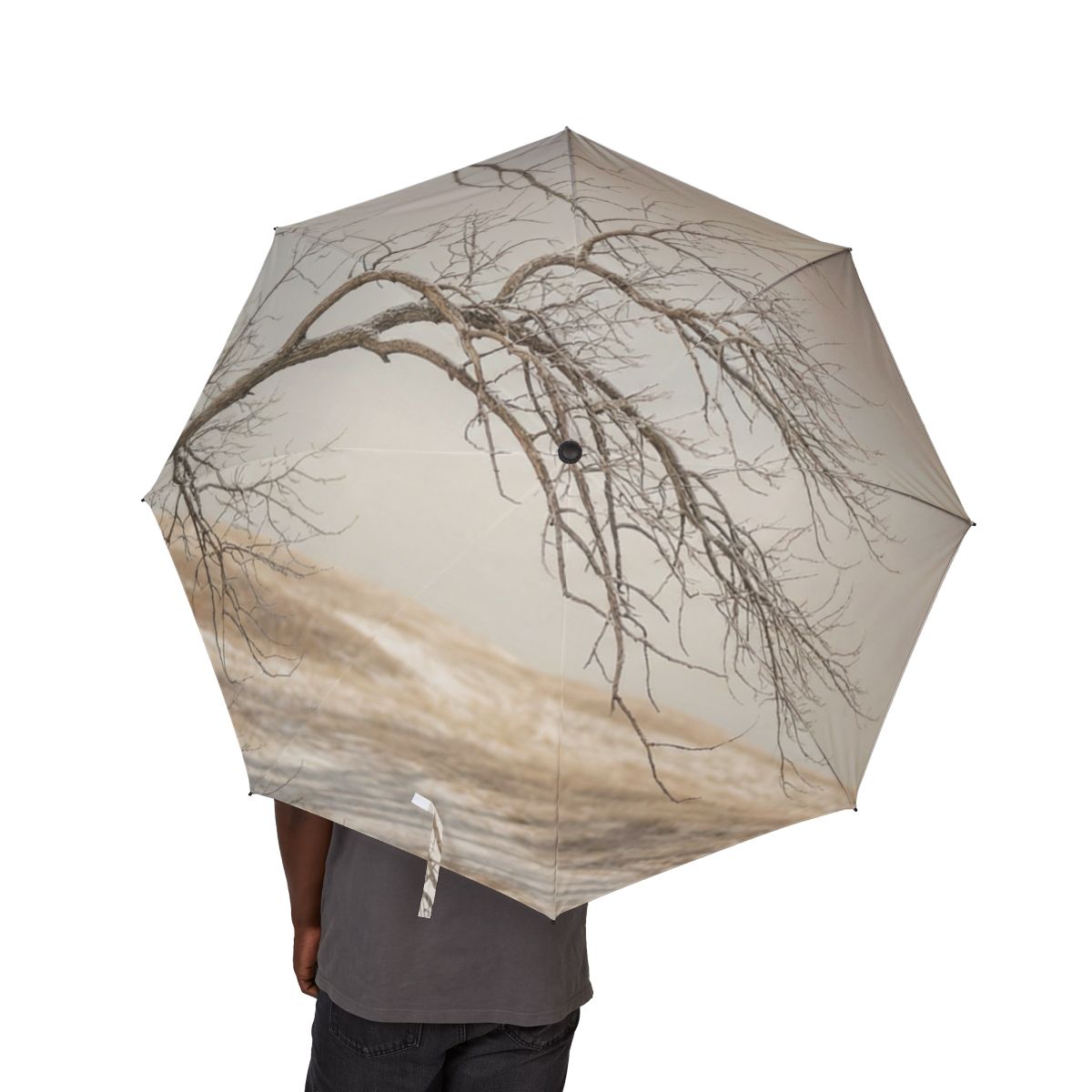 Foldable Umbrella - Winter Tree Canopy