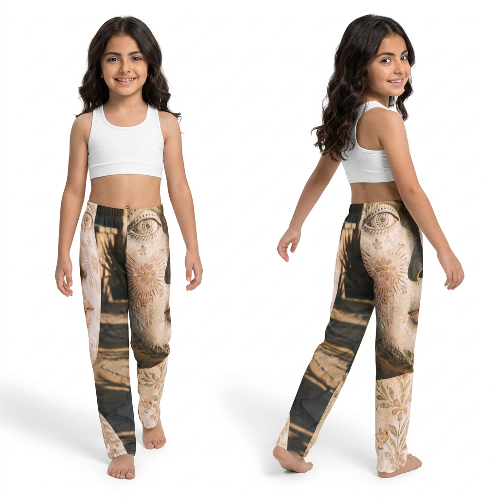Kids Lounge Pants Mediterranean Clay Bust Art