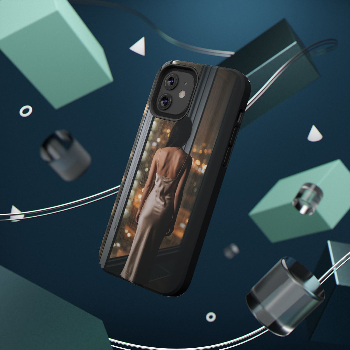 Impact-Resistant Cases - Tough Phone Case - Rainy Windows...— sizes part 1/2