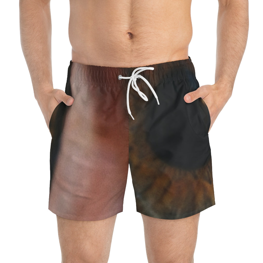 Swim Trunks - Amber Iris Reflection Fine Art Print |...