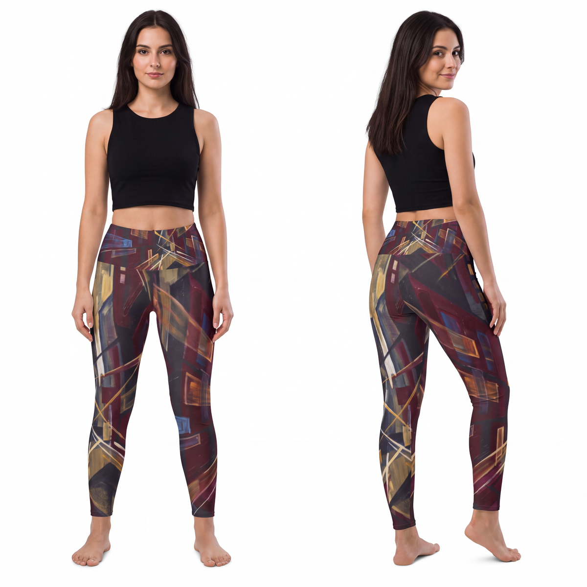 Women's Yoga Pants - Urban Flow | Echovira Gallery
