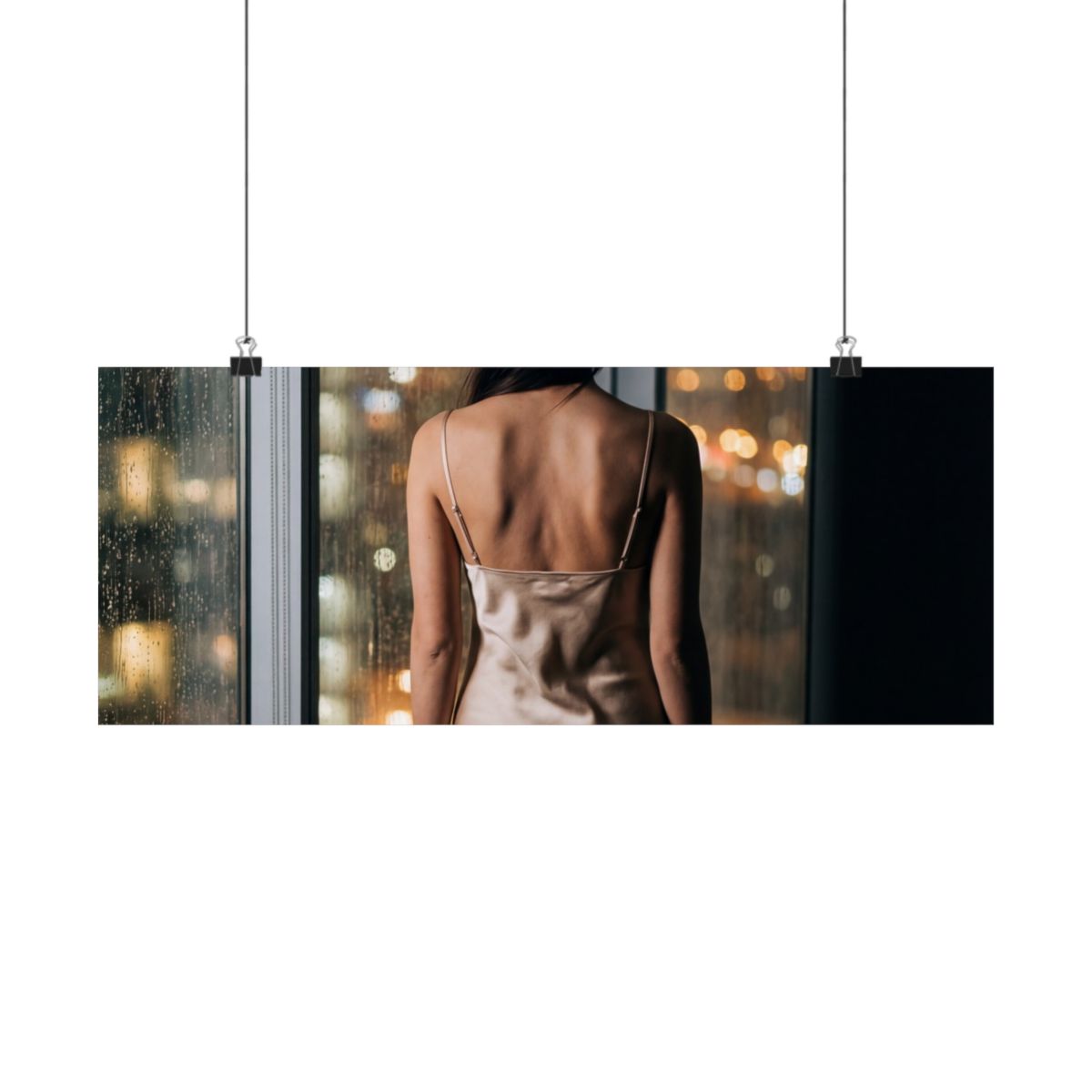 Matte Horizontal Posters - Midnight Reflections by Ella Farjad (10×8 & 54×36)