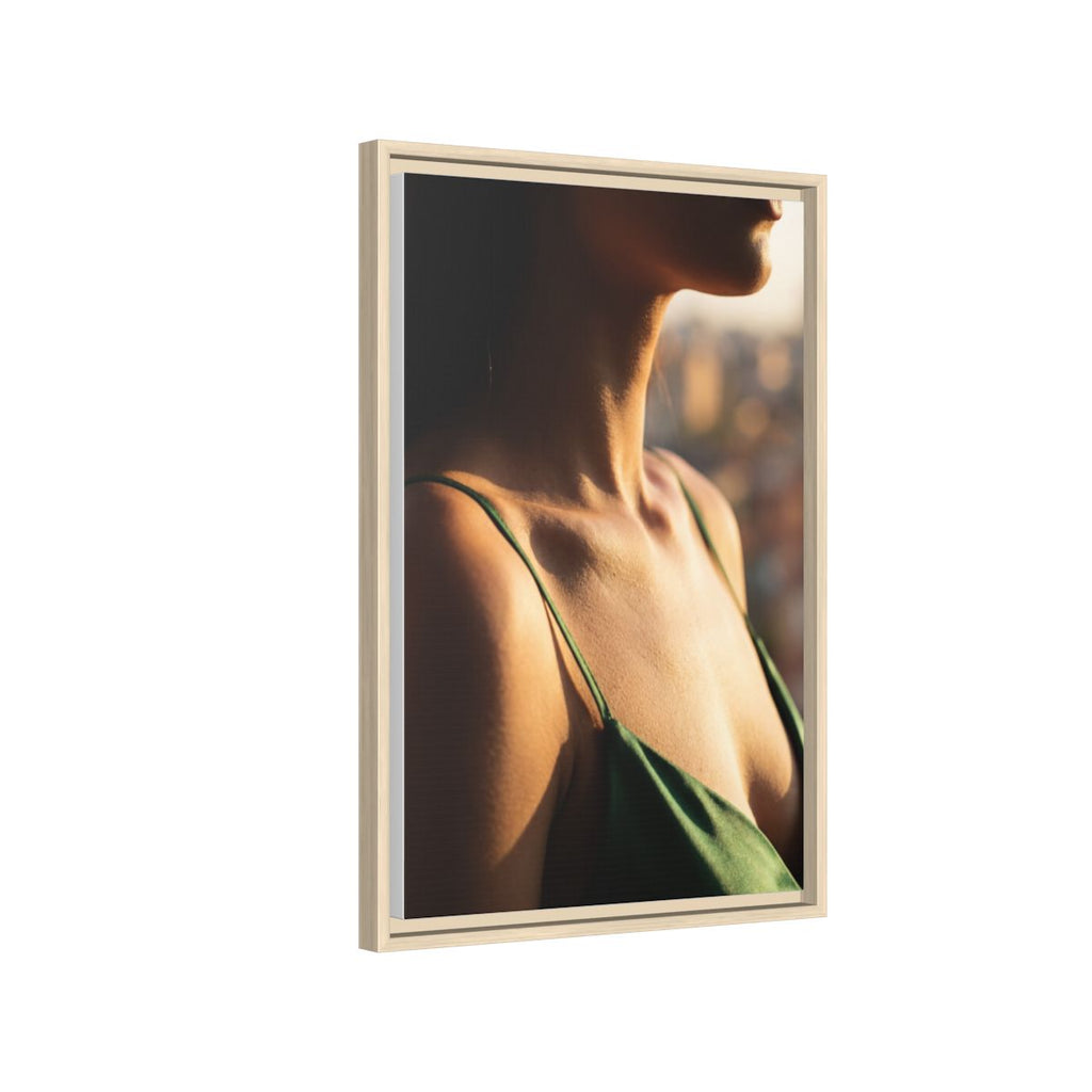 Framed Matte Canvas - Sunlit Muse