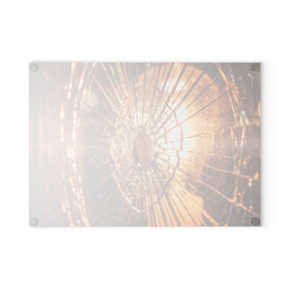 Glass Cutting Board - Fractured Light - Shattered Glass... |...